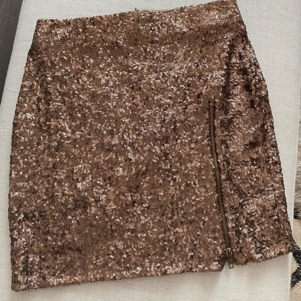 sequin mini skirt by Dress the population